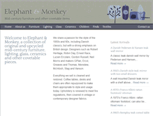 Tablet Screenshot of elephantandmonkey.co.uk